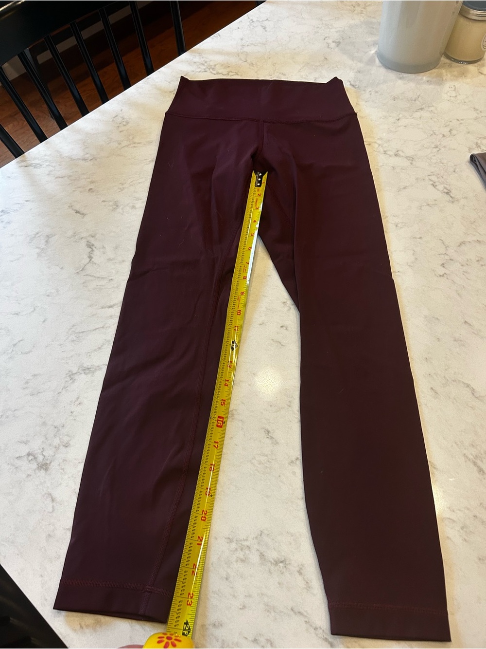 Women’s Burgundy Lululemon Leggings